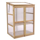Garden Portable Wooden Raised Plants Greenhouse
