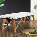 Portable Adjustable Facial Spa Bed  with Carry Case-White