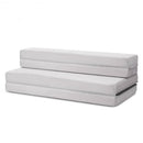 4" Tri-Fold Sofa Bed Foam Mattress with Handles-Full Size