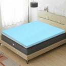 3" Gel-Infused Cooling Bed Topper for All-Night Comfy-80 x 60 inch