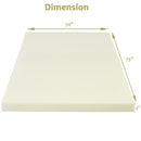 3 inch Bed Mattress Topper Air Cotton for All Night’s Comfy Soft Mattress Pad-Full Size