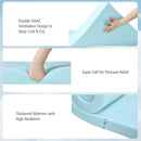 4" Gel Injection Memory Foam Mattress Top Ventilated Mattress Double Bed-Twin Size