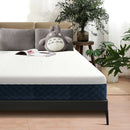 10 Inch Hybrid Mattress Plush Gel Infused Memory Foam Bamboo Charcoal-Full Size