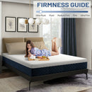 10 Inch Hybrid Mattress Plush Gel Infused Memory Foam Bamboo Charcoal-Full Size