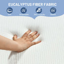 10 Inch Hybrid Mattress Plush Gel Infused Memory Foam Bamboo Charcoal-Queen Size