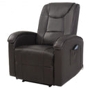 Ergonomic Massage Sofa Chair Electric Vibrating Recliner Lounge w-Control-Brown