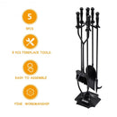 31 Inch 5 Pieces Hearth Fireplace Fire Tools Set