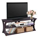 3-Tier TV Stand Storage Console with Storage Shelves
