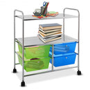 4 Drawers Rolling Storage Cart