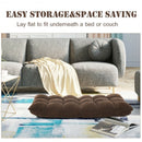 Adjustable 14-position Cushioned Floor Chair-Coffee