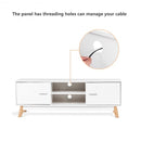 Entertainment Center Console Cabinet TV Stand with 2 Doors