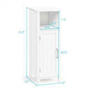 Bathroom Adjustable Shelf Floor Storage Cabinet with Door