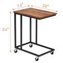 Laptop Holder Sofa Multiple Side End MobileTable-Brown