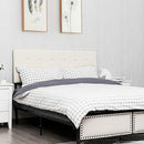 Adjustable Queen & Full Size Linen Fabric Upholstered Headboard-Beige