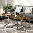 3 Piece Multifunctional Coffee End Table Set