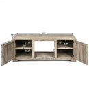 Media Component TV Stand with Adjustable Shelves