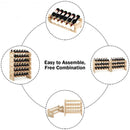 36 Bottles Stackable Wooden Wobble-Free Modular Wine Rack