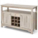 Buffet Server Sideboard Wine Cabinet Console-Gray