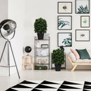 2 pcs 24" Artificial Decoration Boxwood Topiary Ball Tree