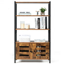 Industrial Storage Shelf w-2 Shutter Doors