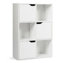 6 Cube Wood Storage Shelves Organization