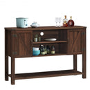 TV Storage Cabinets with Bottom Shelf-Brown