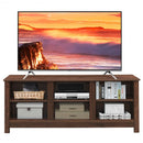 60"  Entertainment TV Stand Cabinet-Brown