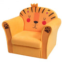Kids Armrest Lion Upholstered Sofa