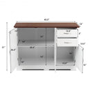 Buffet Storage Cabinet  Kitchen Sideboard with 2 Drawers