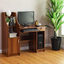 Home Computer Study Workstation Desk w- Bookshelf