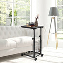 Height Adjustable Sofa Side Snack End Slide Table
