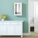 Bathroom Wall Cabinet with Single Mirror Door