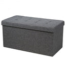 31.5" Fabric Foldable Storage with Removable Storage Bin-Dark Gray