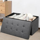 31.5" Fabric Foldable Storage with Removable Storage Bin-Dark Gray