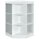 3-Tier Kids Storage Shelf Corner Cabinet with 3 Baskets