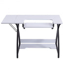 Sewing Craft Table Computer Desk with Adjustable Platform