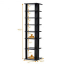 7-Tier Shoe Rack Practical Free Standing Shelves Storage Shelves -Black