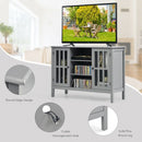 Wooden TV Stand Console Cabinet for 50" TV-Gray
