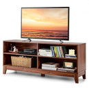 58" Modern Entertainment Media Center Wood TV Stand-Wood