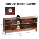 58" Modern Entertainment Media Center Wood TV Stand-Wood