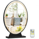 Hollywood Vanity Lighted Makeup Mirror Remote Control 4 Color Dimming-Black