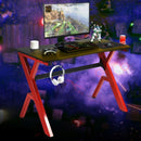 Headphone Mouse Pad and Cup Holder Storage Gaming Desk