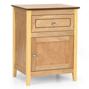 2-Tier Accent Table with Spacious Tabletop-Natural