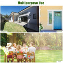 Patio Garden Bench Steel Frame Park Yard Outdoor Furniture