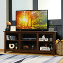 2-Tier 58" TV Stand Entertainment Media Console Center-Walnut