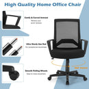 Height Adjustable Mid Back Task Chair Mesh Office Chair with Lumbar Support
