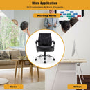 500 Pounds High Back Adjustable Leather Office Chair