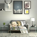 Tempered Sofa Side Glass End Table