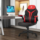 Height Adjustable Swivel High Back Gaming Chair Computer Office Chair-Red