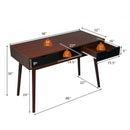 48 Inch Wooden Workstation Laptop Table with Drawers